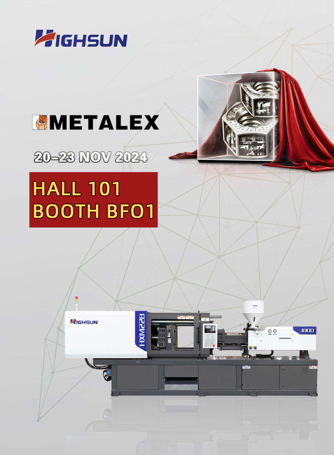 Highsun Injection Molding Machines Shine at METALEX 2024 in Bangkok